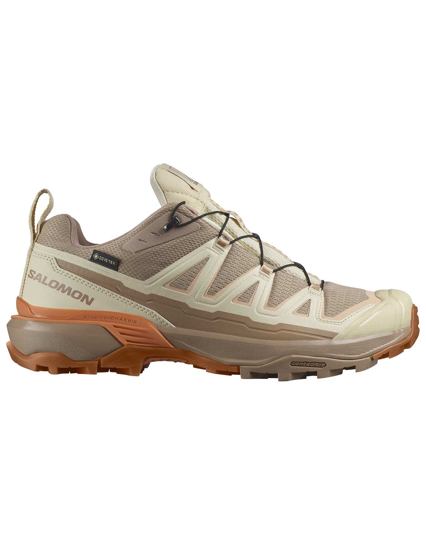 Salomon Women's X Ultra 360 Edge GTX Footwear Salomon Natural/Shortbread/Prairie Sunset 6 