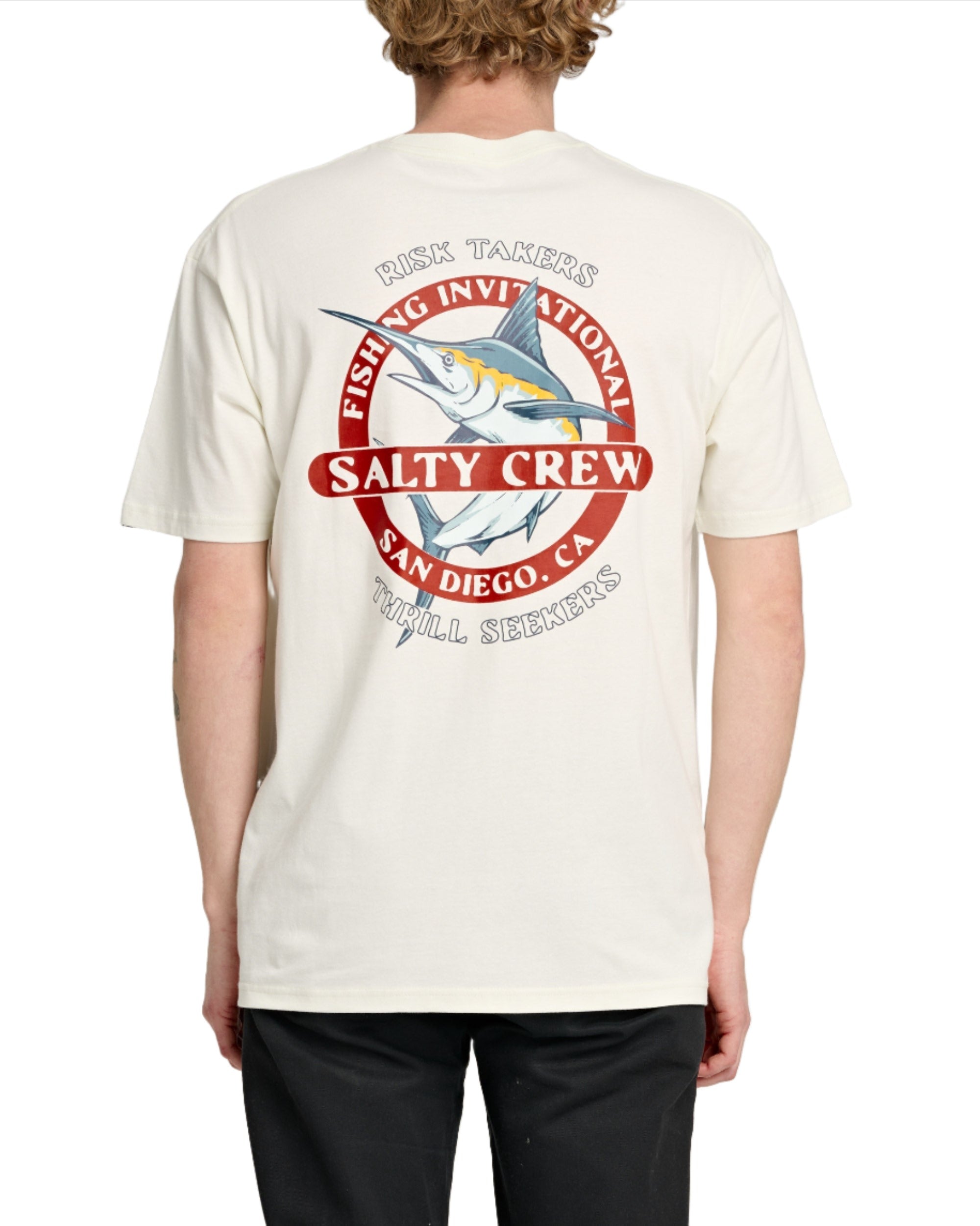 Salty Crew Men's Interclub Premium S/S Tee Apparel Salty Crew Bone Small 