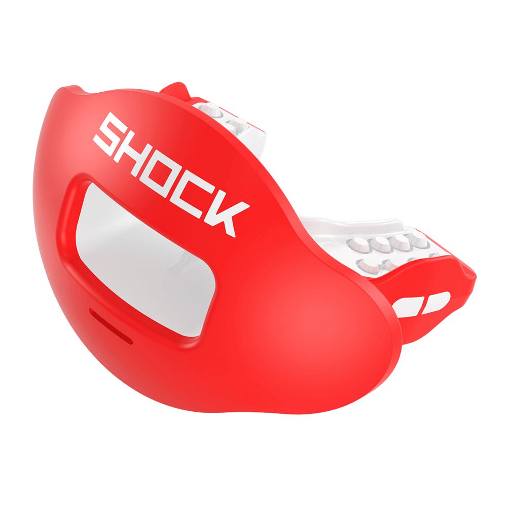 Shock Doctor Max AirFlow 2.0 Convertible Lip Guard Accessories United Sports Brands Red/White  