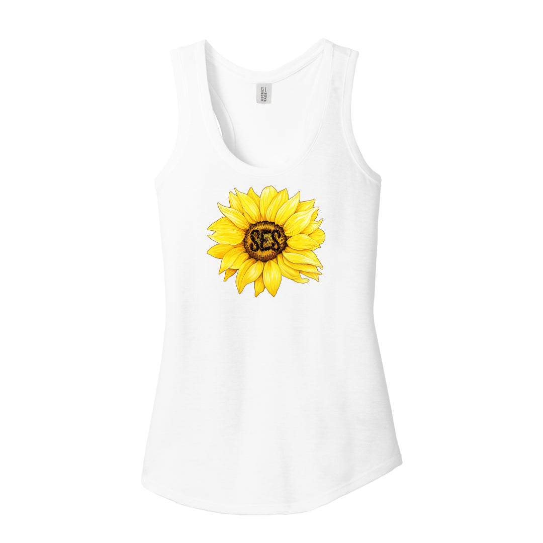 SES Faculty Flower Ladies Tank