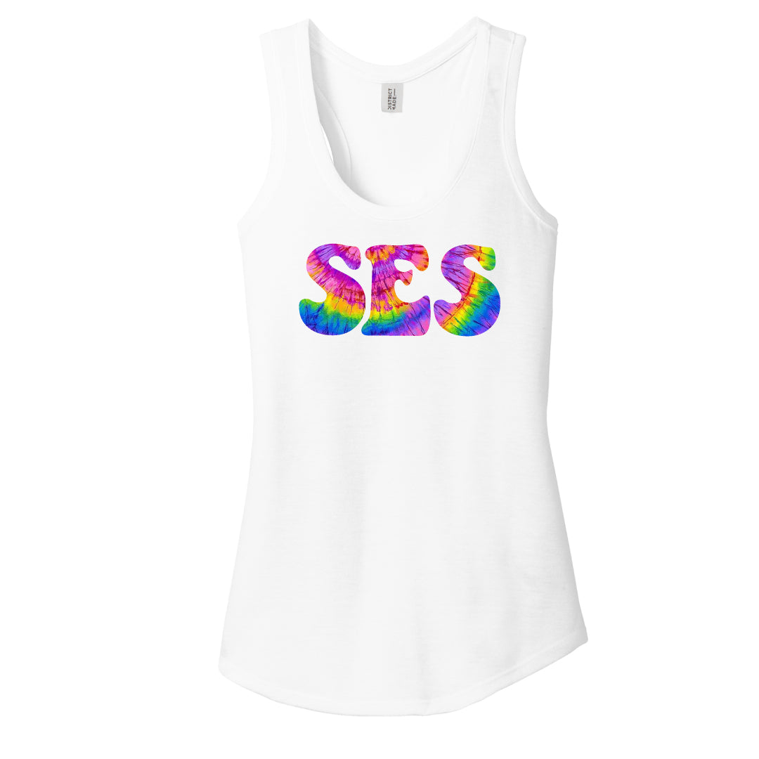 SES Faculty Tie dye Ladies Tank Logowear SES Faculty Ladies XS  