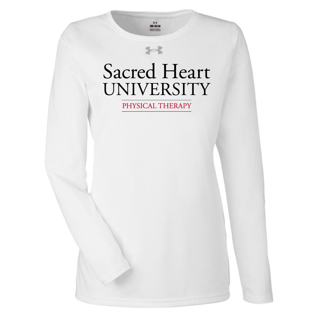 SHU DPT UA Performance Long Sleeve Logowear SHU DPT White Ladies XS 