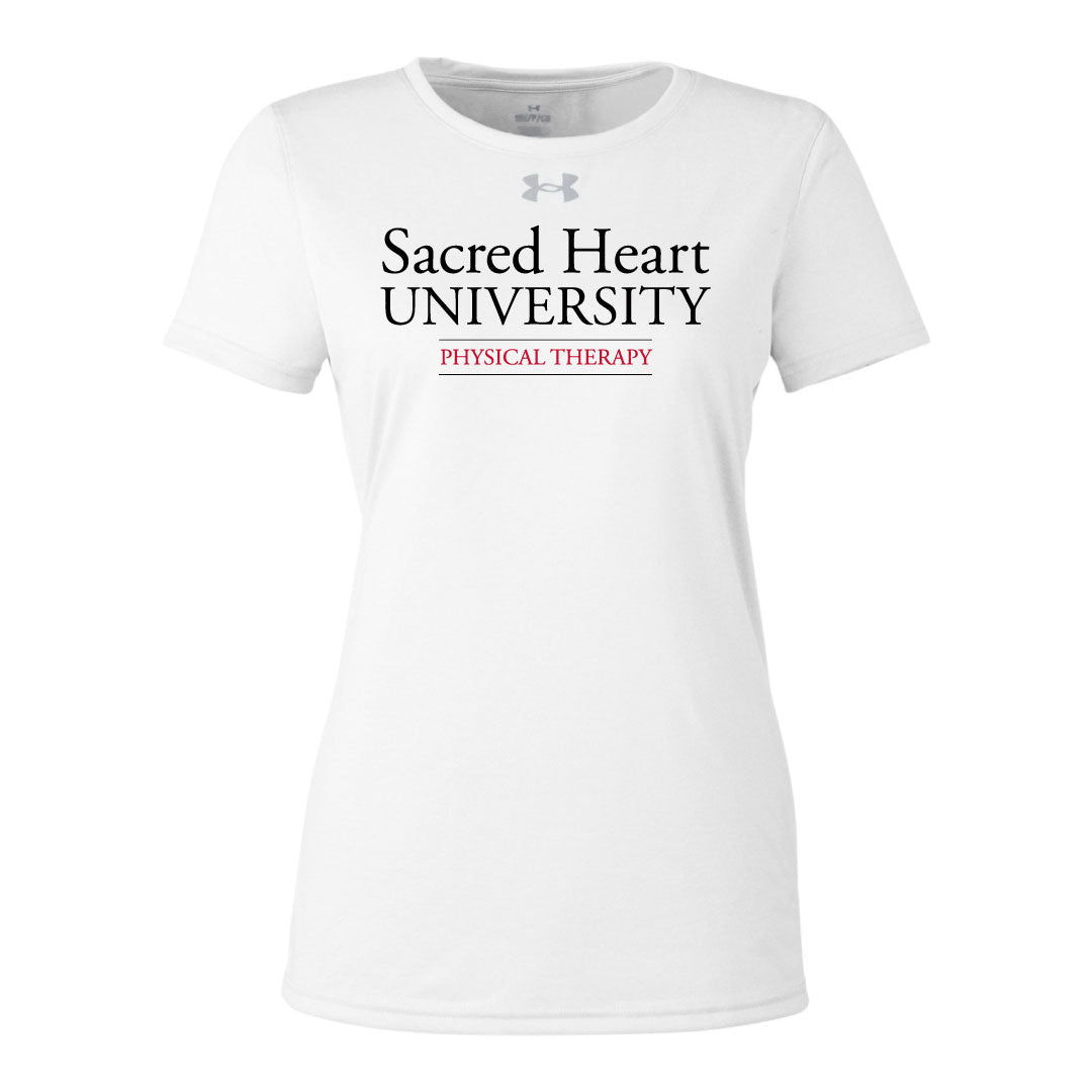 SHU DPT UA Performance Short Sleeve Logowear SHU DPT White Ladies XS 