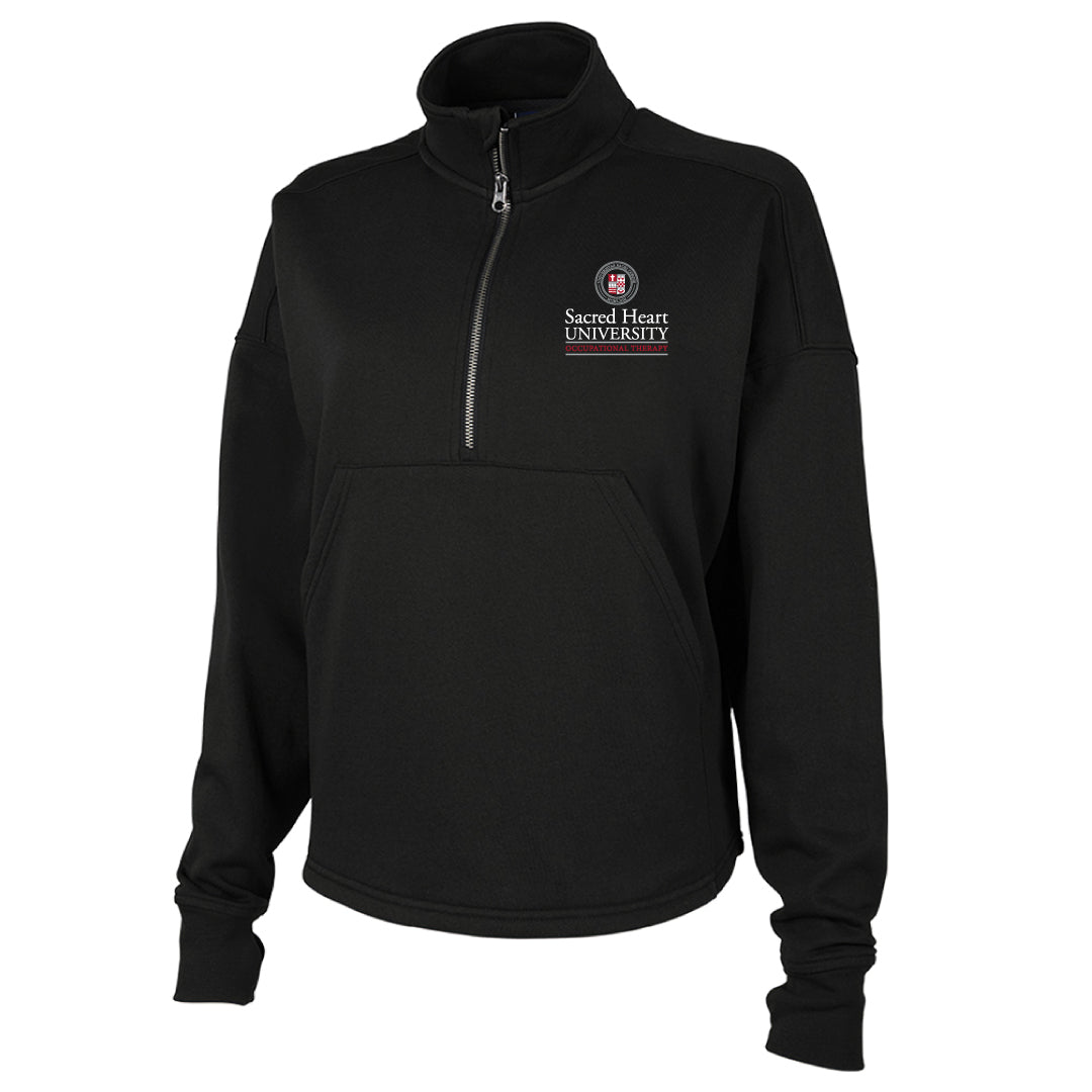 SHU OT Ladies 1/2 Zip Sweatshirt