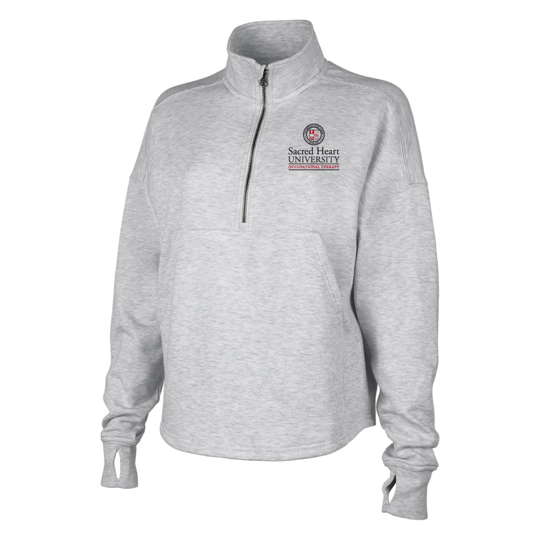 SHU OT Ladies 1/2 Zip Sweatshirt