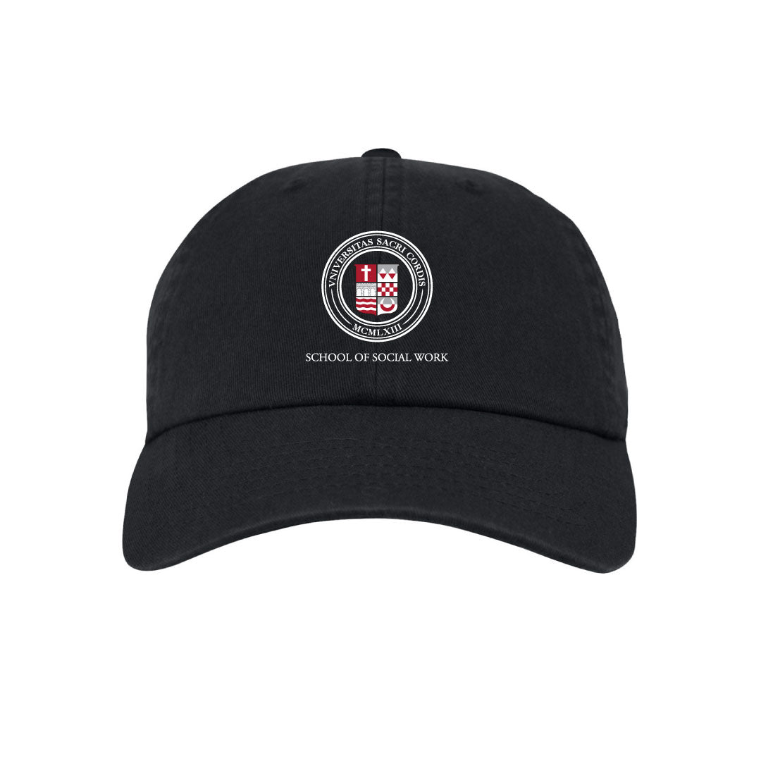 SHU School of Social Work Hat Logowear SHU School of Social Work Black  