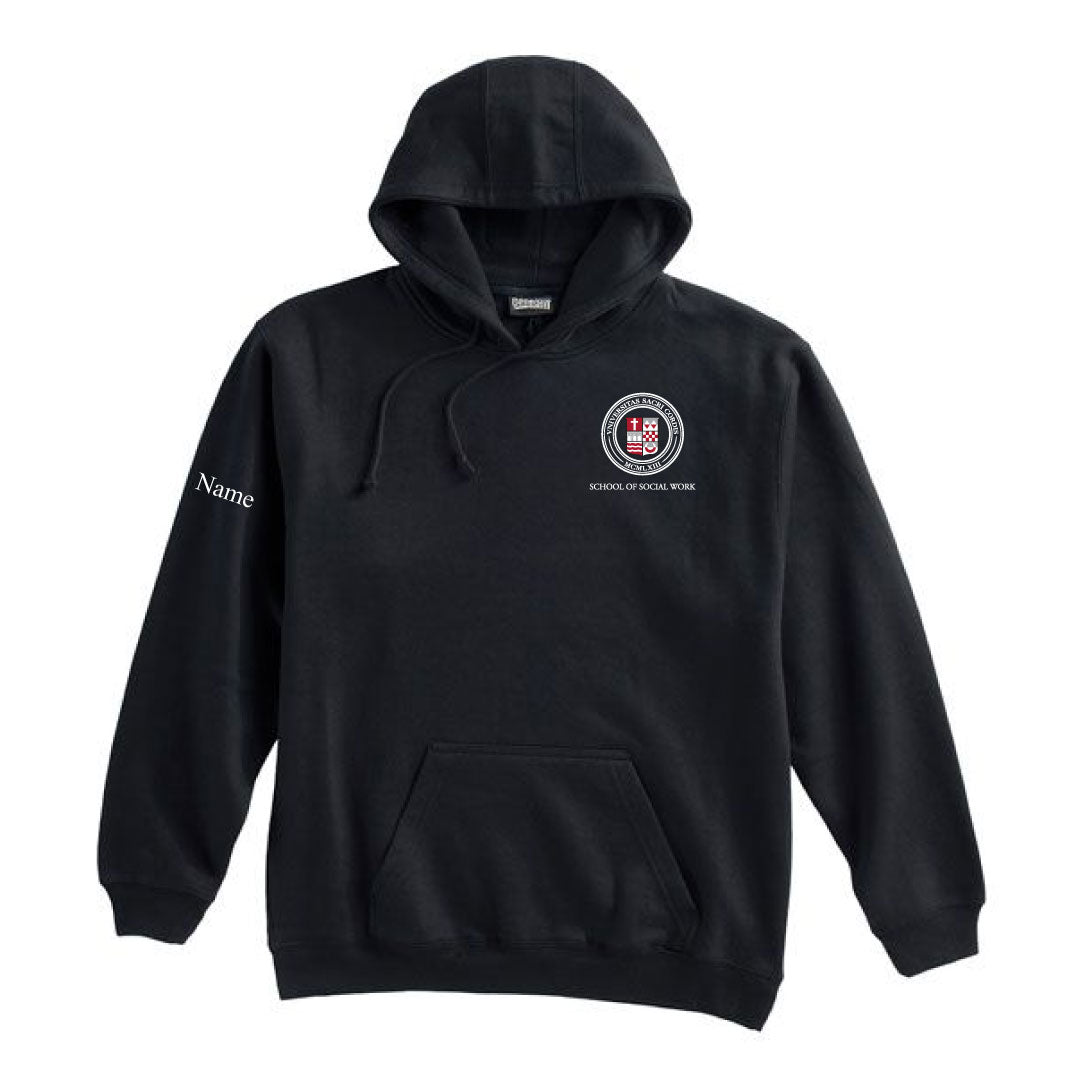 SHU School of Social Work Hooded Sweatshirt Logowear SHU School of Social Work Black Adult XS