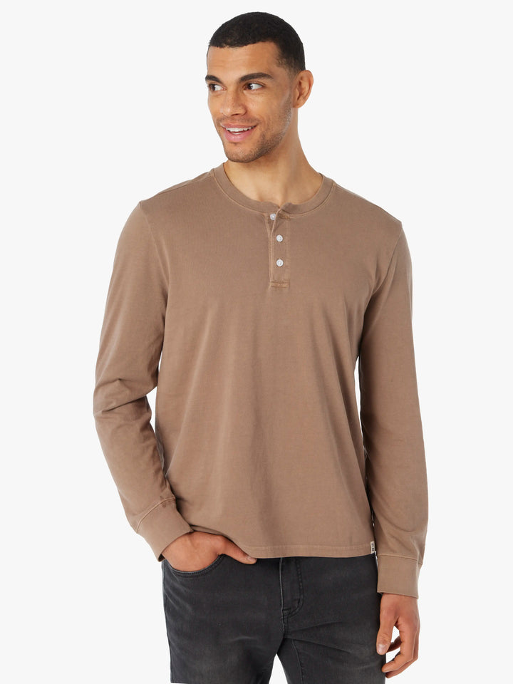 Fair Harbor Men's The Saltaire Henley Apparel Fair Harbor Oak-202 Small