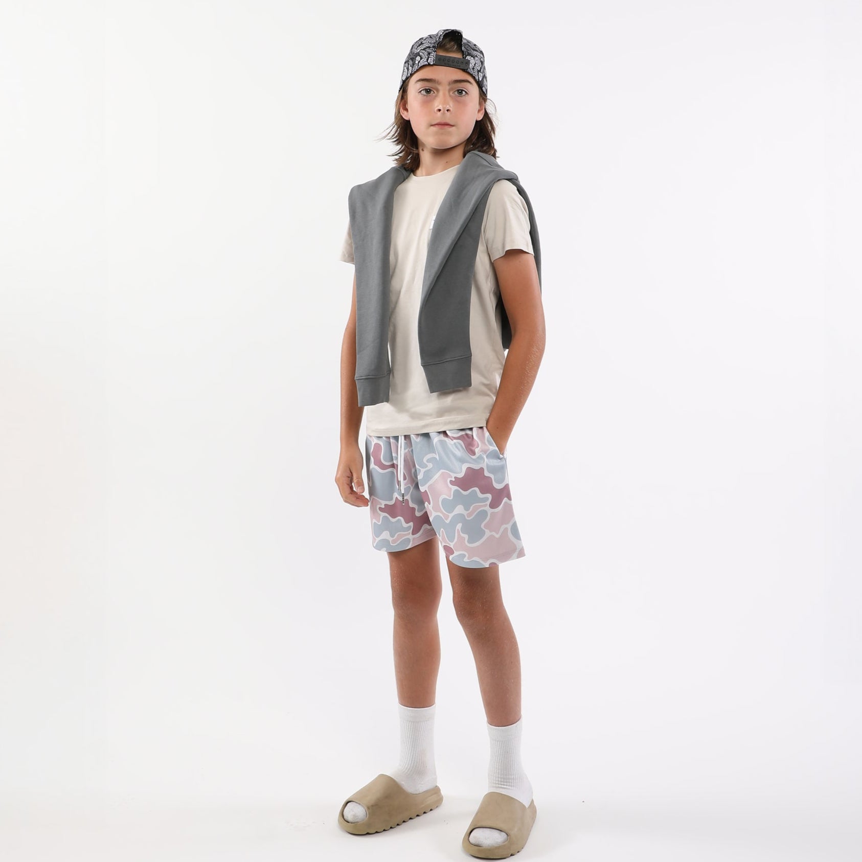 The Drip Shop Kids' Rose Camo Shorts Apparel The Drip Shop