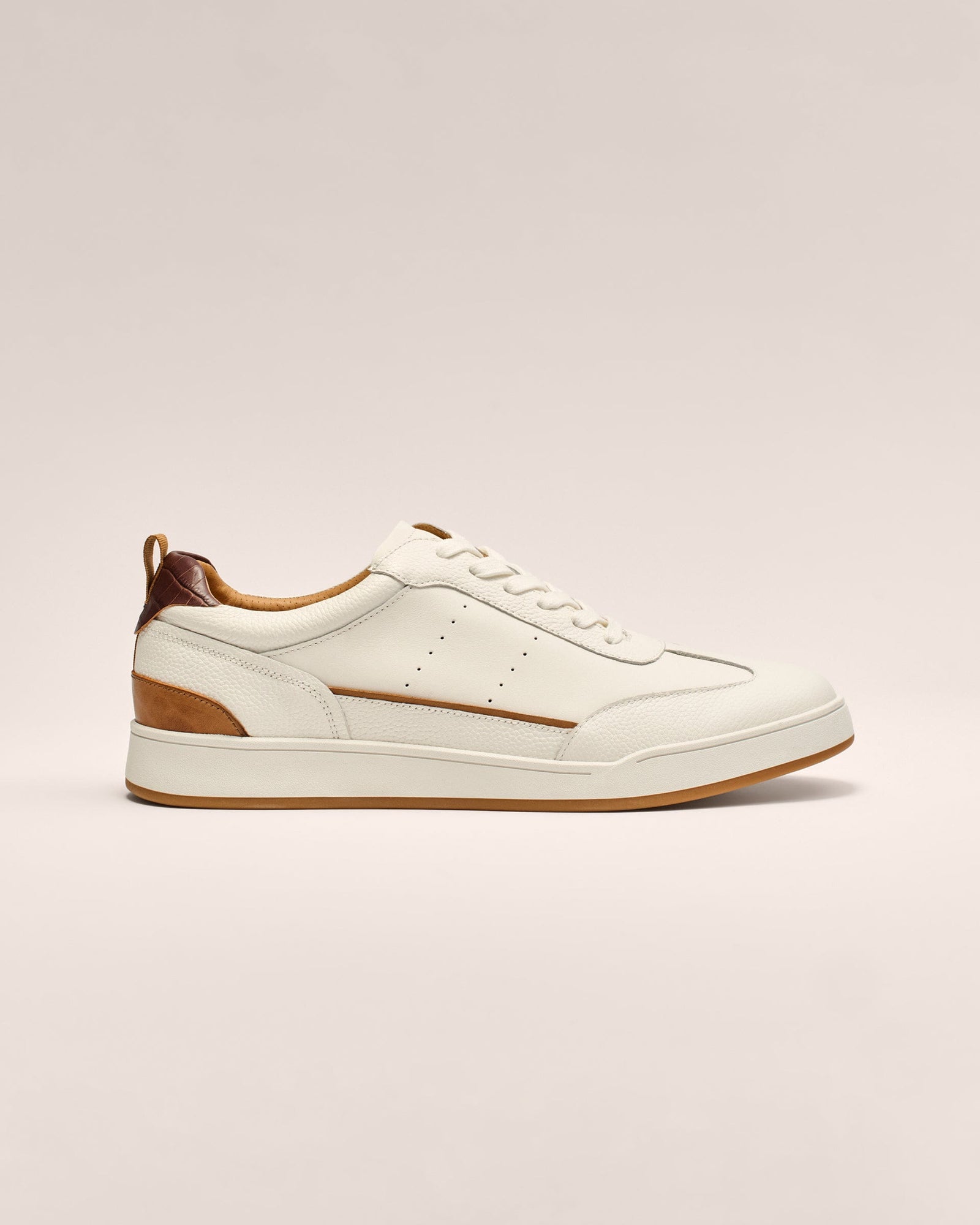Johnnie-O Men's Topspin Royale Sneaker Footwear Johnnie-O White 8