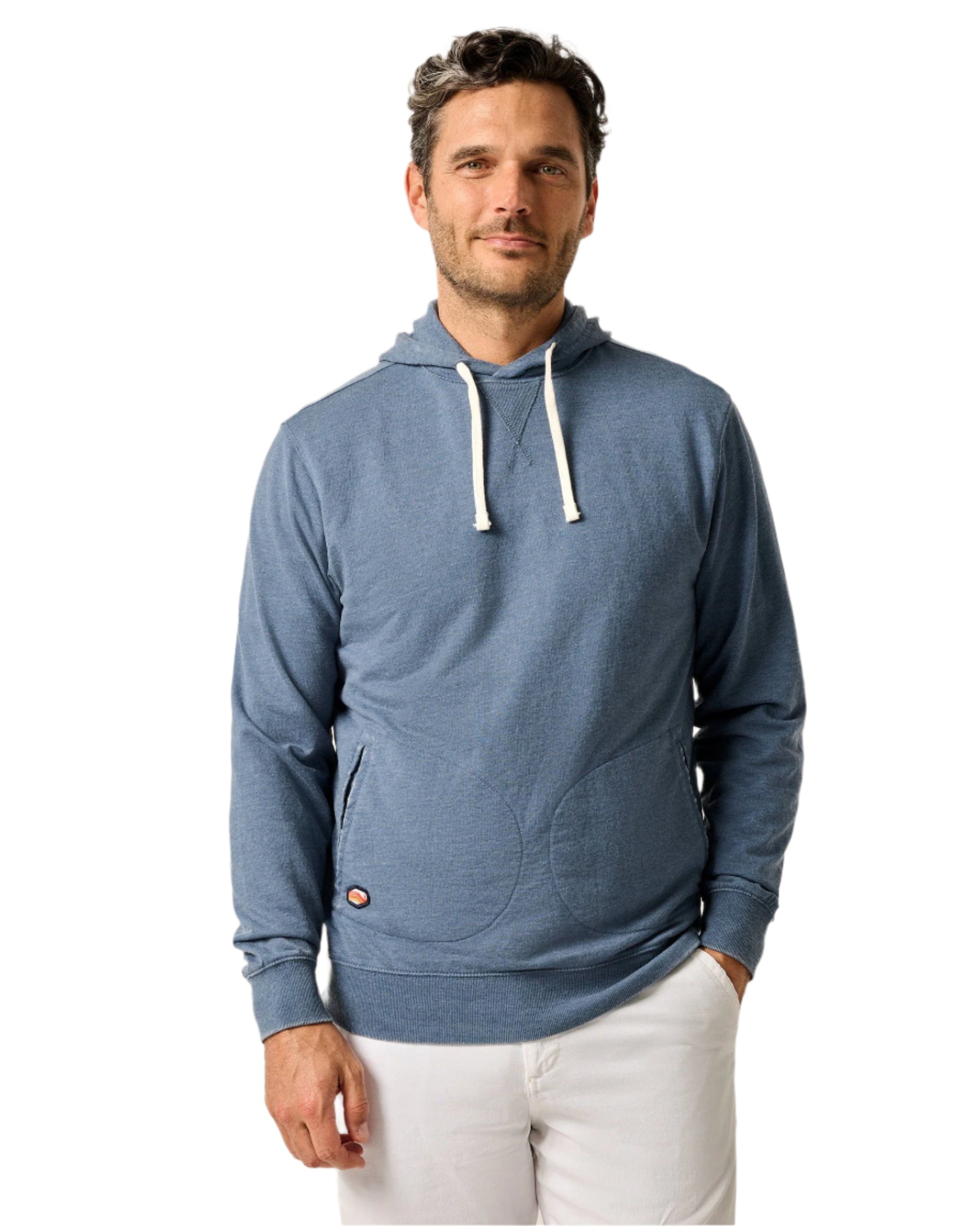 Johnnie-O Men's Cowell Drawstring Hoodie Apparel Johnnie-O Navy Small