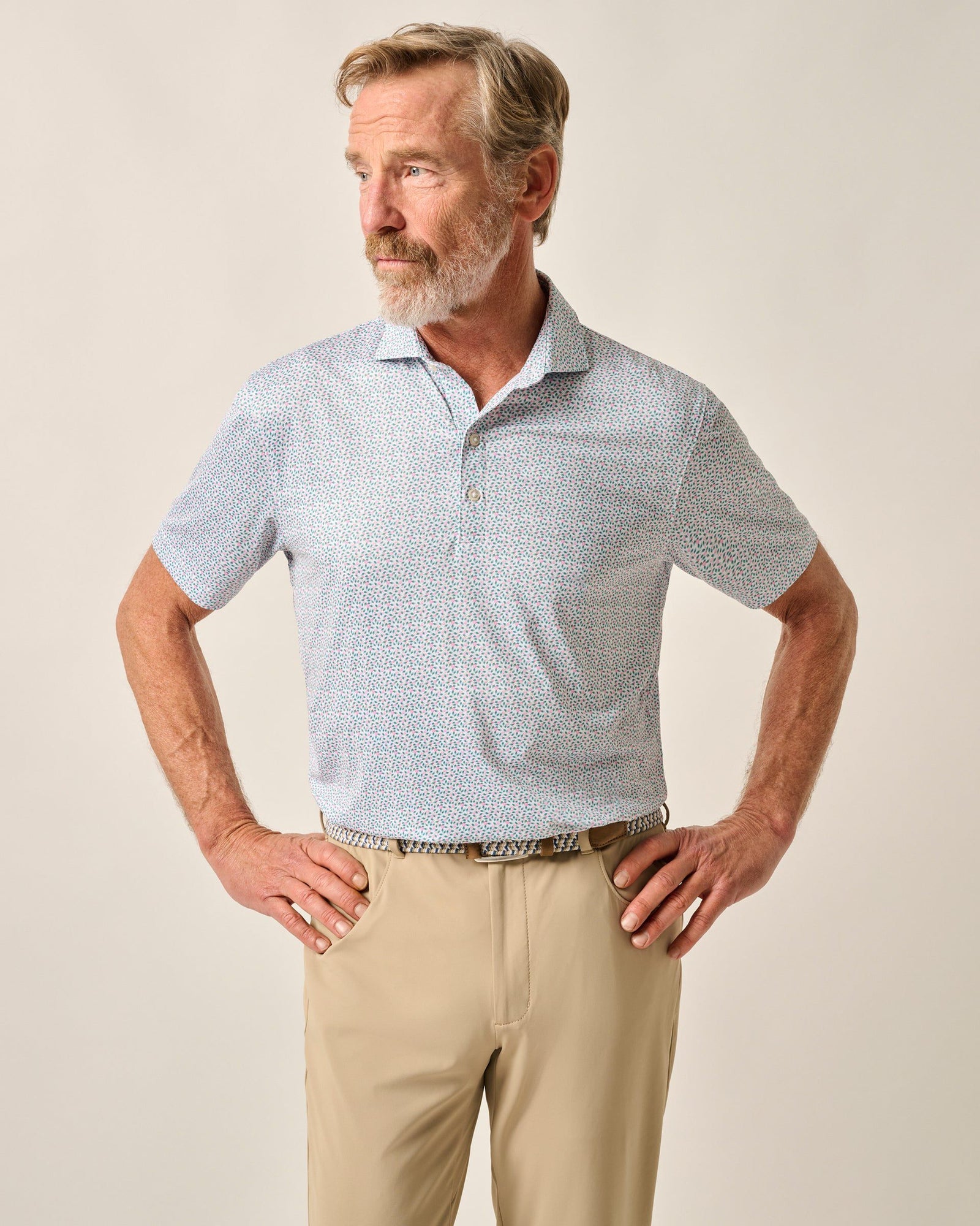 Johnnie-O Men's Performance Springwood Jersey Polo Apparel Johnnie-O Cabo Small