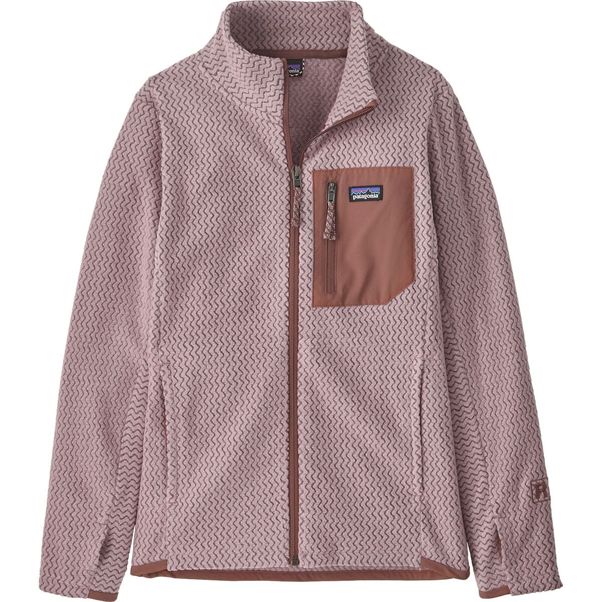 Patagonia Kids' R1 Air Full-Zip Jacket Apparel Patagonia Stormy Mauve-STMA Small