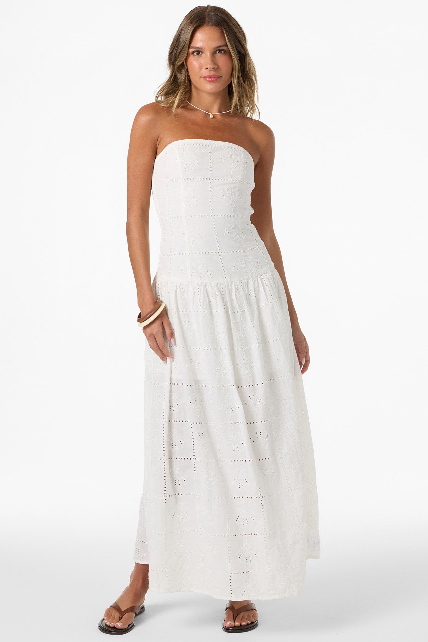 O'Neill Women's Maisie Maxi Dress Apparel O'Neill White XSmall