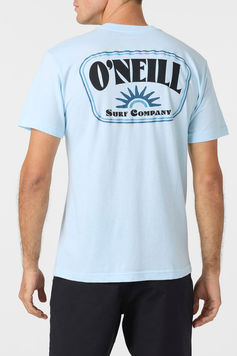 O'Neill Men's Allways Sunny Tee Apparel O'Neill Sky Blue Heather Small