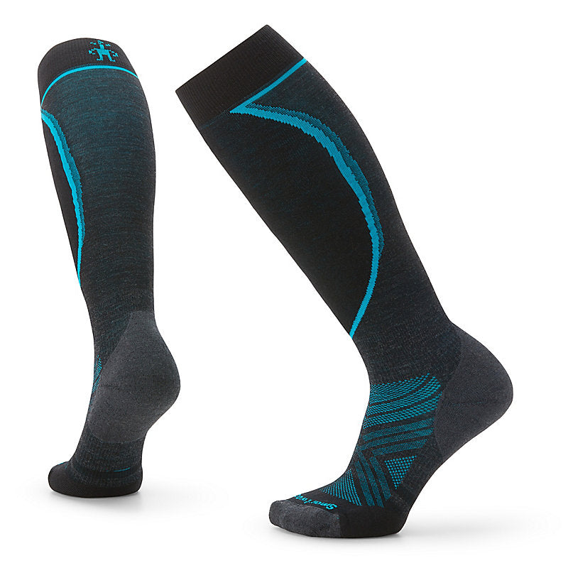 Smartwool Women's Ski Targeted Cushion Over The Calf Socks Apparel Smartwool Charcoal-003 Small 