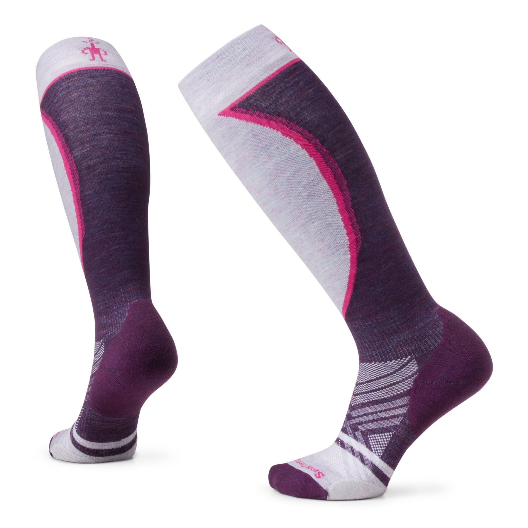 Smartwool Women's Ski Targeted Cushion Over The Calf Socks Apparel Smartwool Bordeaux-590 Small 