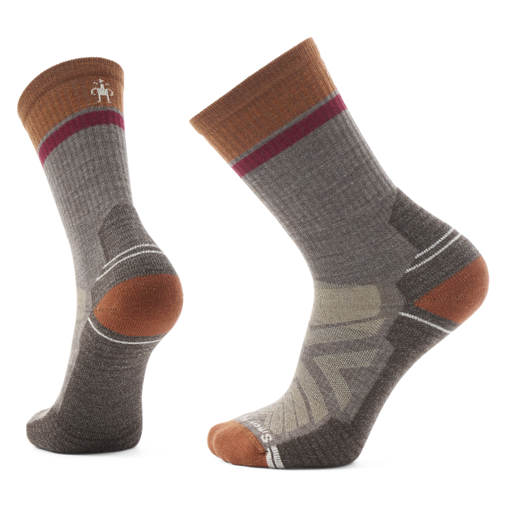 Smartwool Hike Light Cushion Winding Trail Crew Socks Apparel Smartwool Taupe-236 Medium 