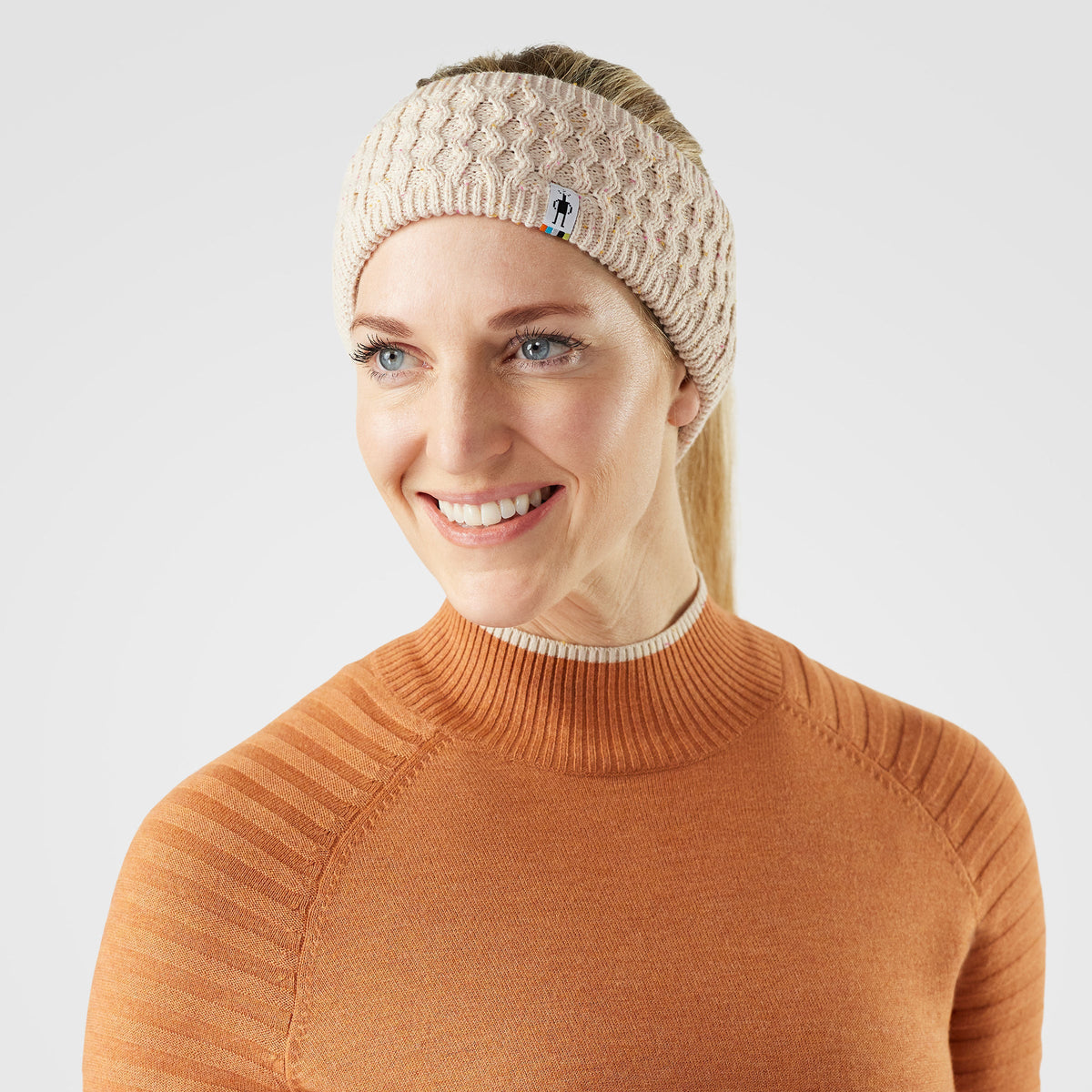 Smartwool Fleece Lined Headband Accessories Smartwool Almond Donegal