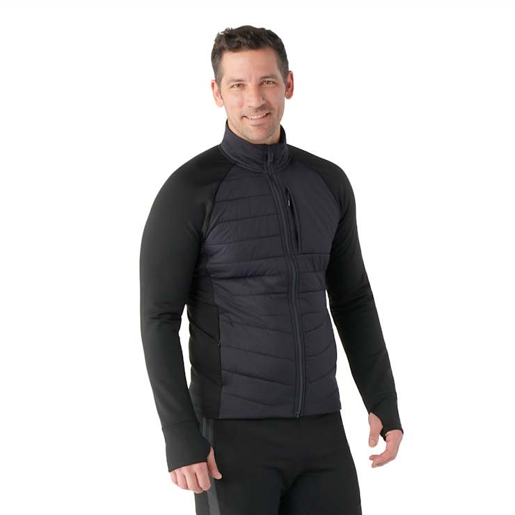 Smartwool Men's Smartloft Hybrid Jacket Apparel Smartwool Black XL