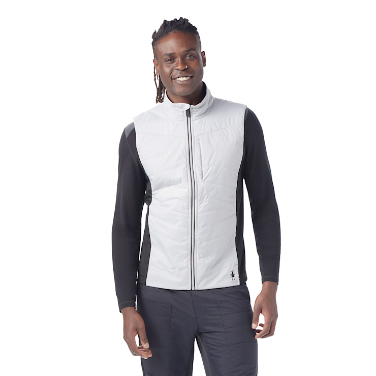 Smartwool Mens Smartloft Vest Apparel Smartwool Storm Gray Small 