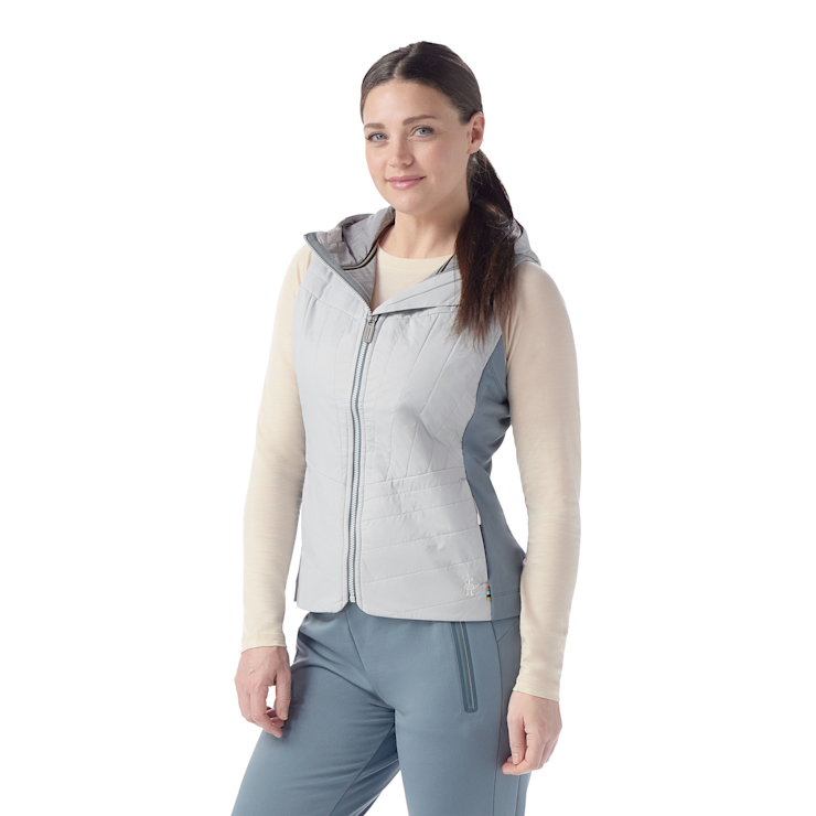 Smartwool Women's Smartloft Vest Apparel Smartwool Storm Gray XSmall 