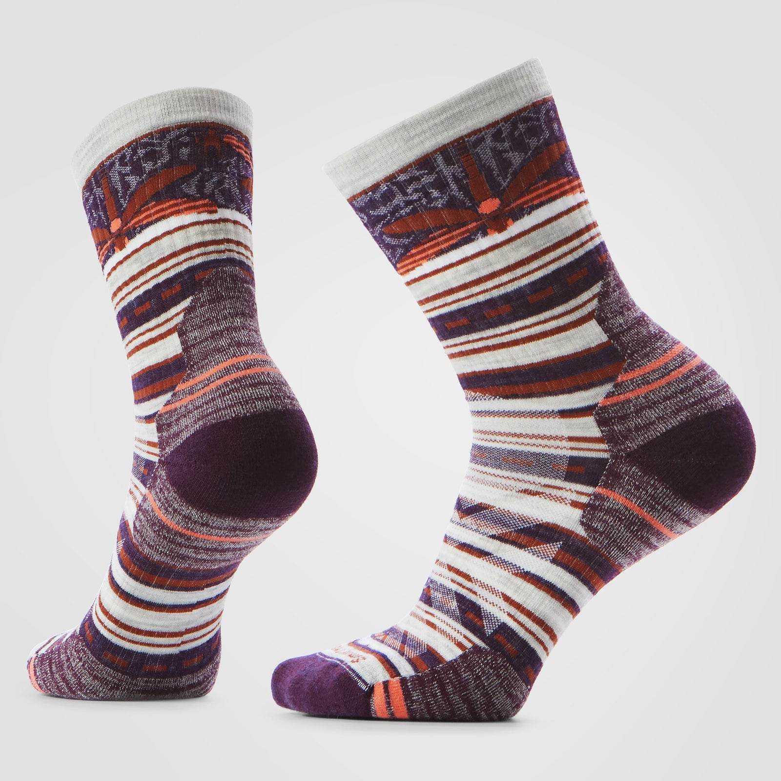 Smartwool Women's Hike Targeted Cushion Dragon Stitch Mid Crew Socks