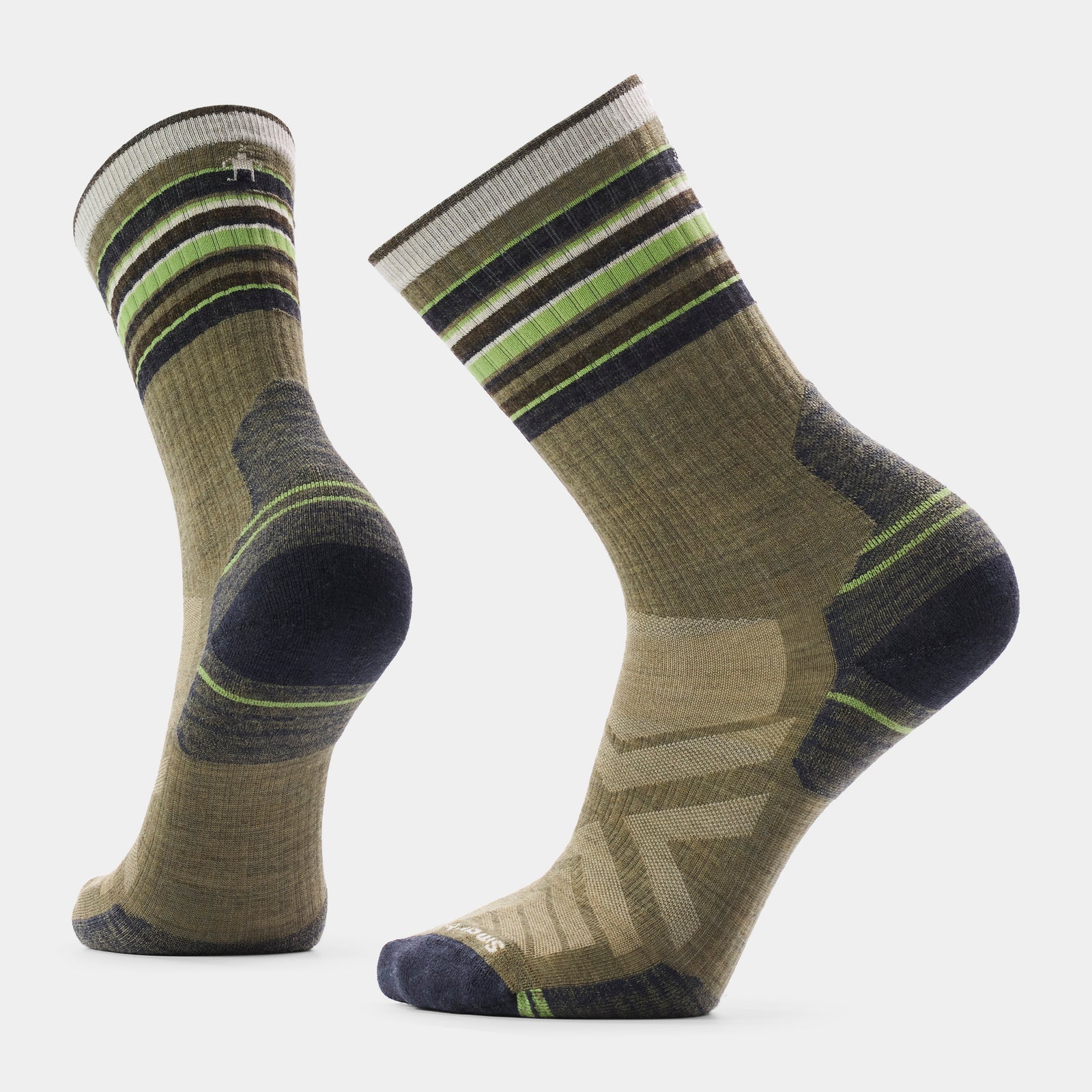 Smartwool Hike Striped Crew Socks