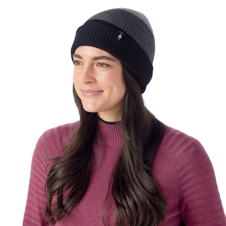 Smartwool Cantar Colorblock Beanie Accessories Smartwool Black-001  