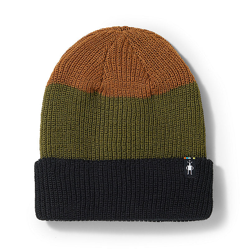 Smartwool Cantar Colorblock Beanie Accessories Smartwool Winter Moss-K18  