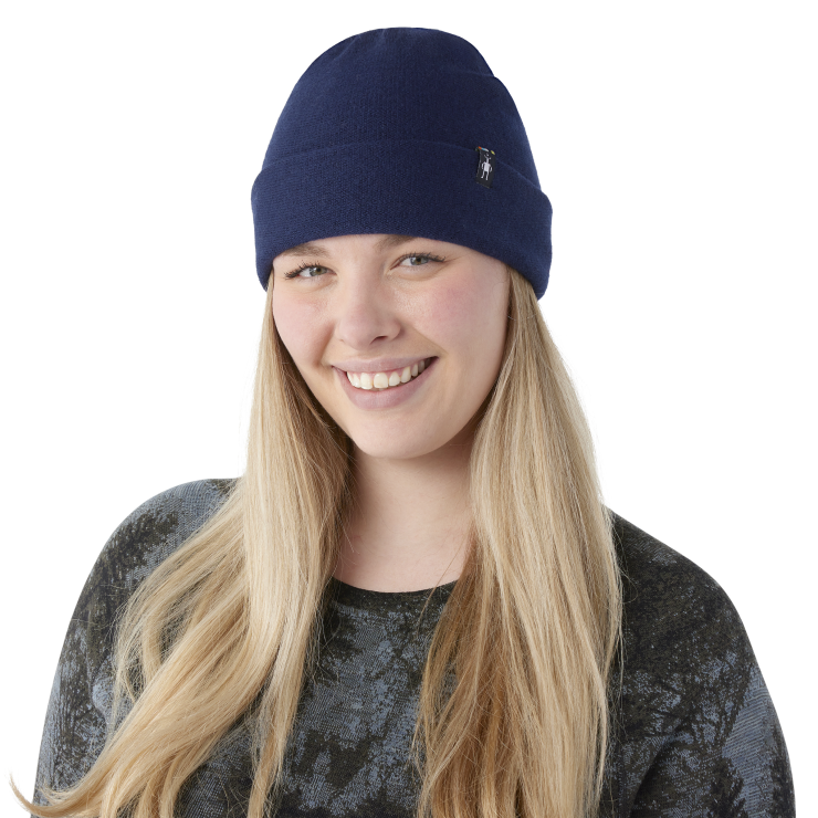 Smartwool Boiled Wool Beanie Accessories Smartwool Deep Navy  