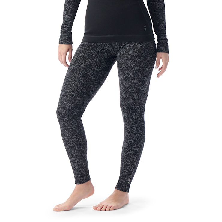 Smartwool Women's Classic Thermal Merino Base Layer Bottom Apparel Smartwool Black Digi Snow-N86 XSmall 