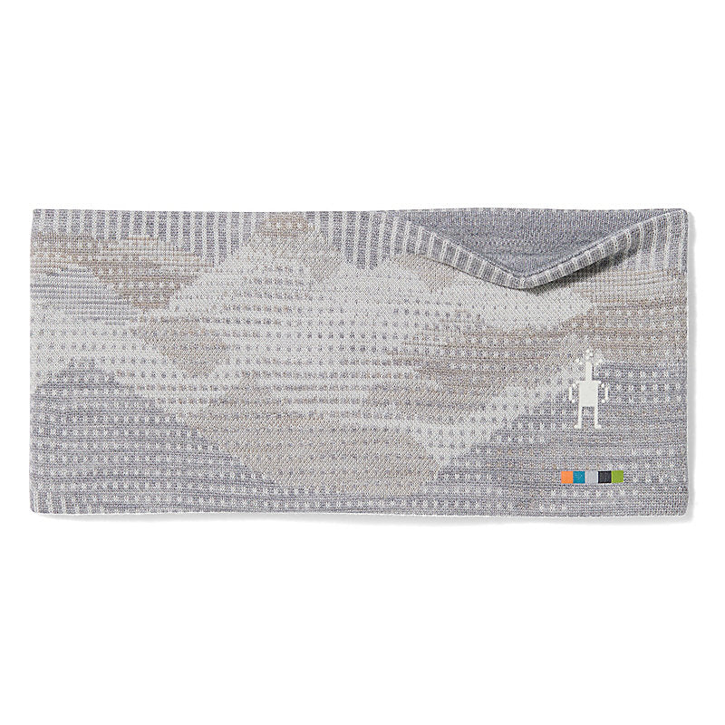 Smartwool Thermal Reversible Headband Accessories Smartwool Light Gray Mountain Scape  