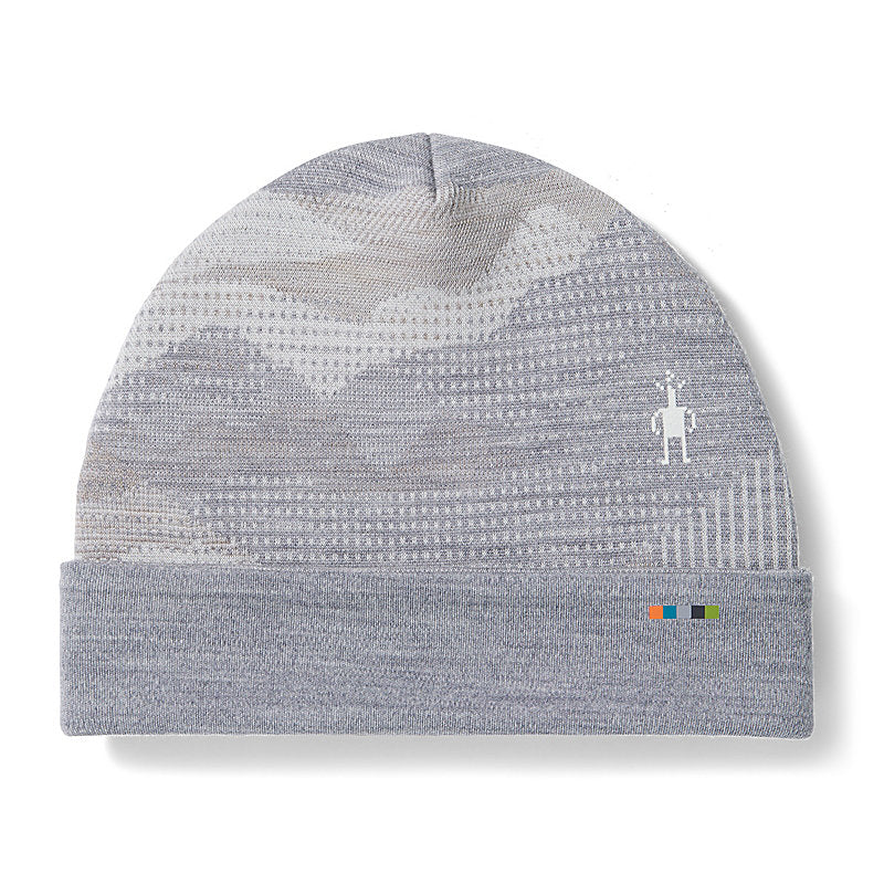 Smartwool Thermal Merino Reversible Cuffed Beanie Accessories Smartwool Light Gray Mountain Scape  