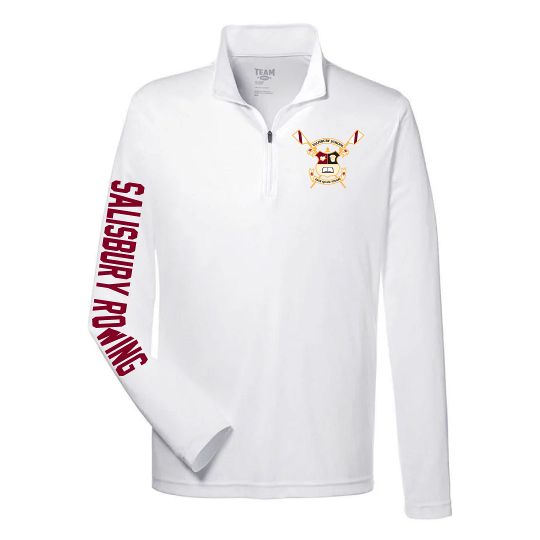 Salisbury Rowing UV Performance 1/4 Zip ASF Sports & Outdoors White Mens XS