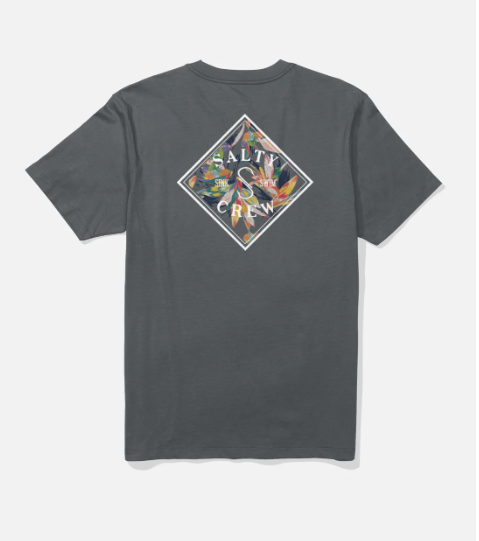 Salty Crew Men's Tippet Fill SS Tee Apparel Salty Crew Charcoal Small