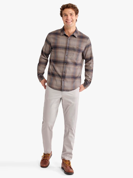 Fair Harbor Men's Seaside Lightweight Flannel Shirt