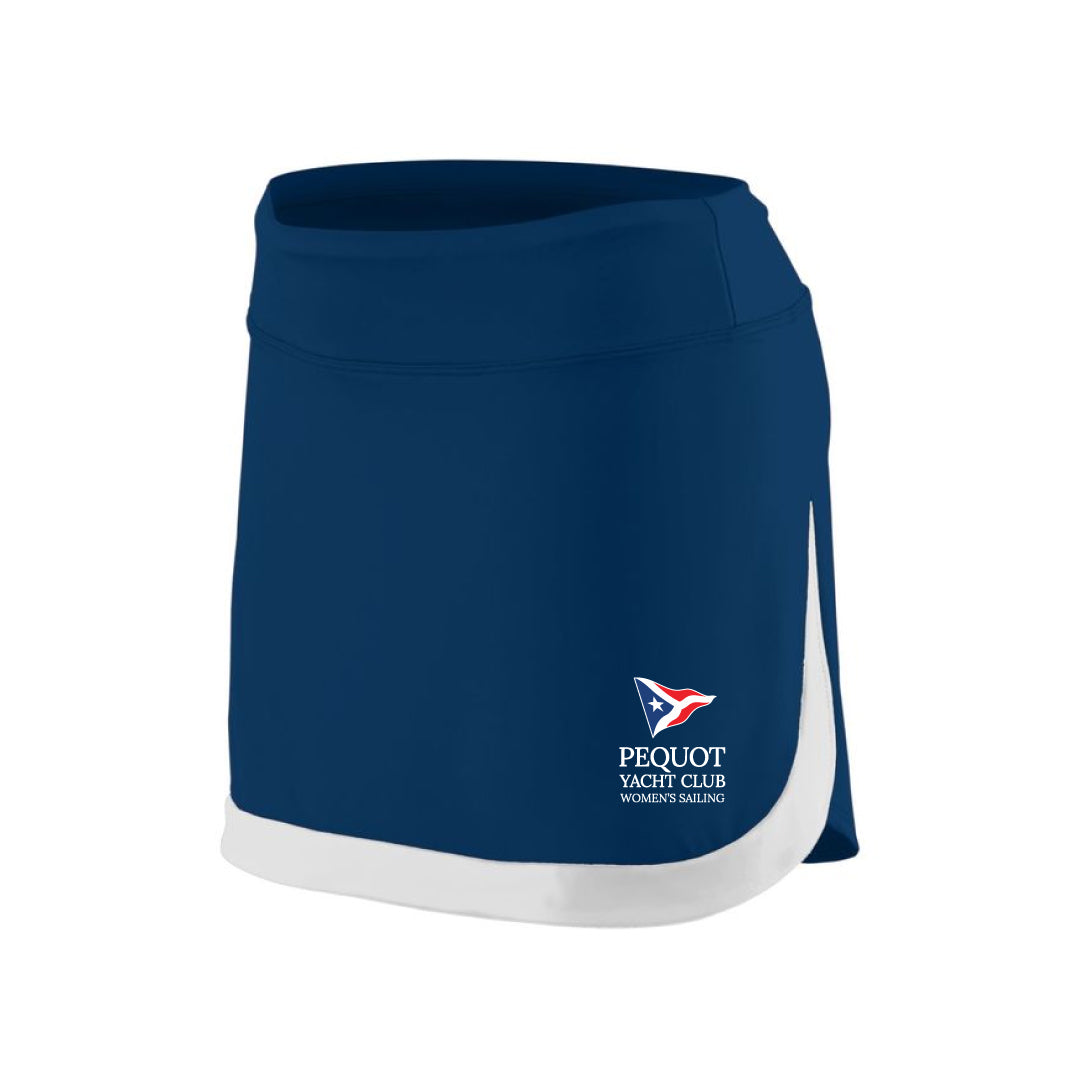 Pequot Women's Sailing Skort Logowear Pequot Women's Sailing Navy/White Ladies XS
