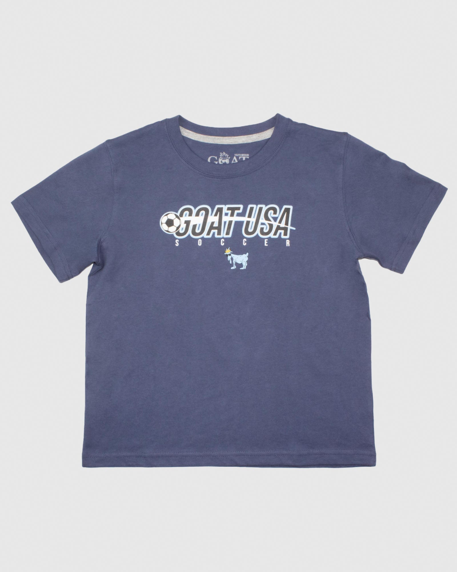 Goat USA Youth Showtime Soccer T-Shirt Apparel Goat USA Navy Youth Small 