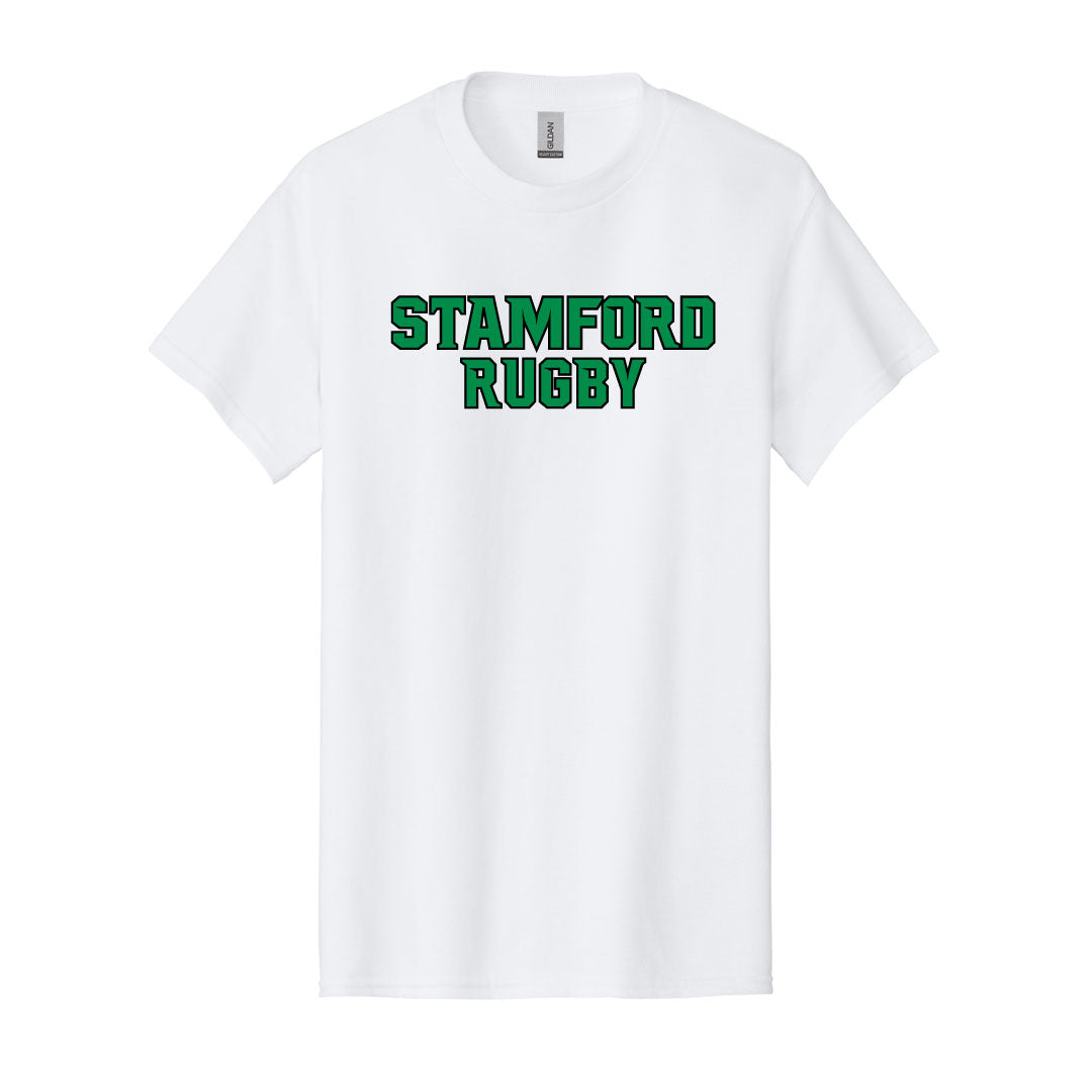 Stamford Rugby Cotton Short Sleeve Logowear Stamford Rugby White Youth S