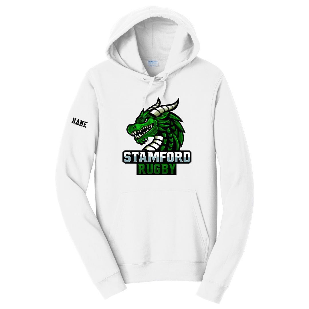 Stamford Rugby Mascot Hoodie Logowear Stamford Rugby White Youth S