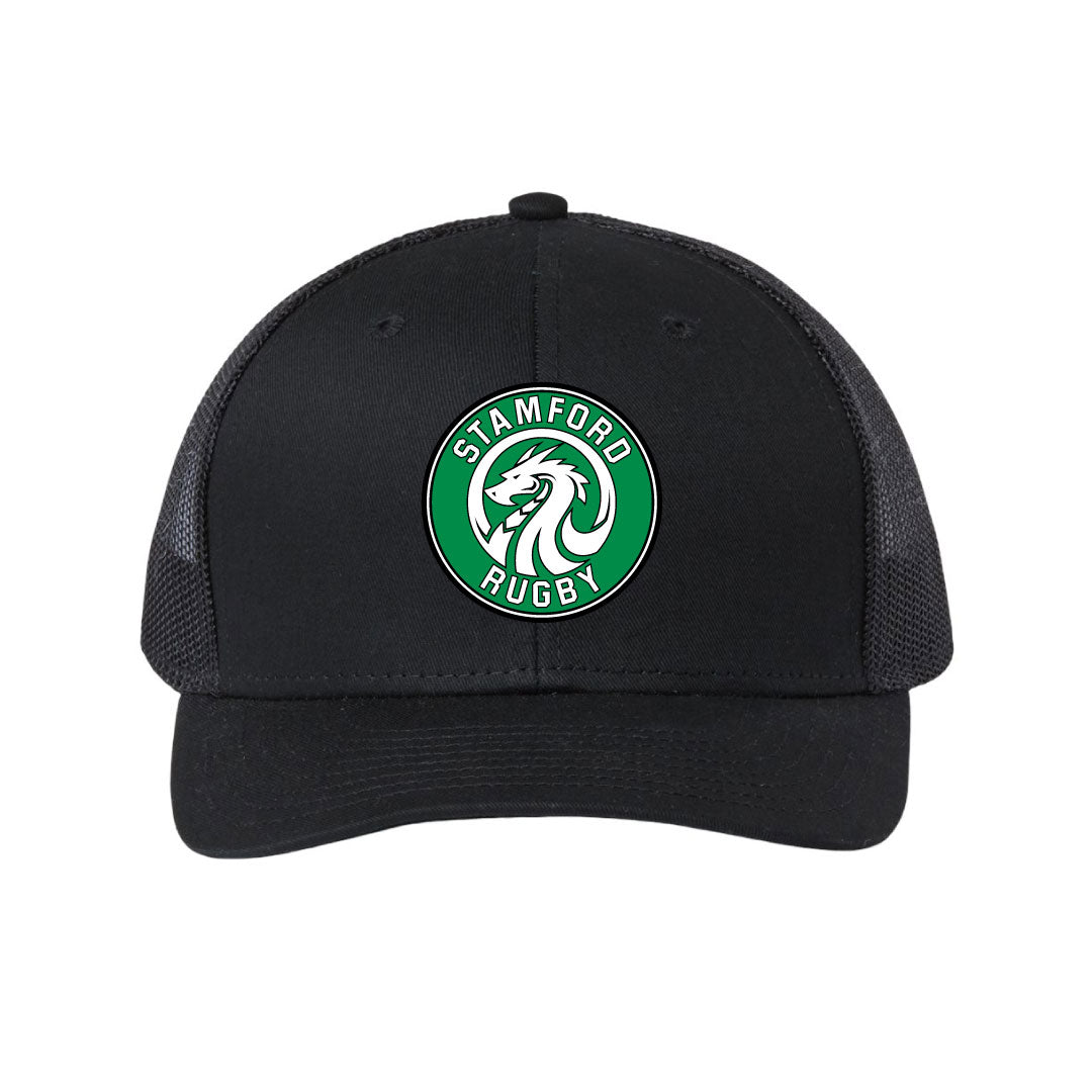 Stamford Rugby Trucker Hat Logowear Stamford Rugby Black/Black