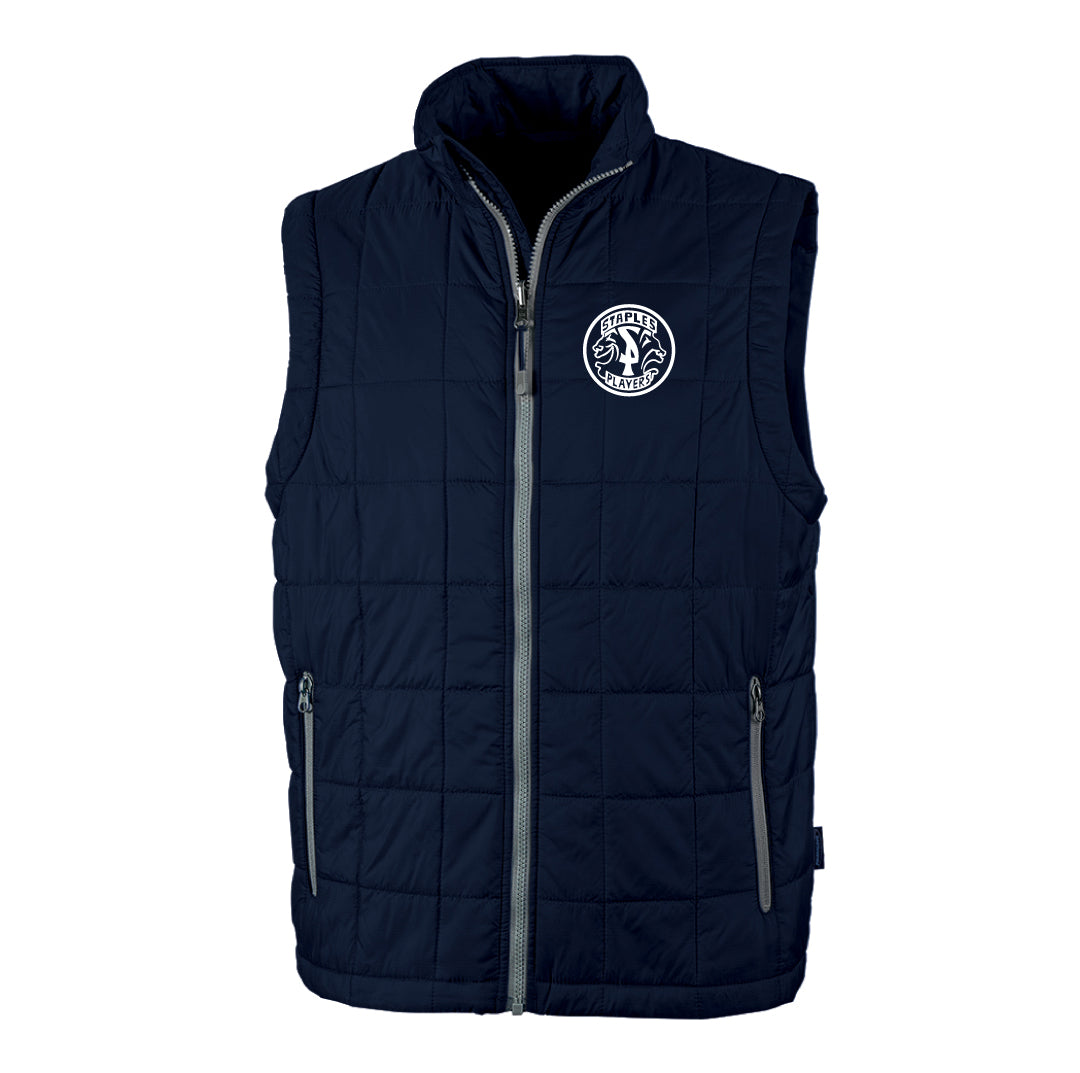 Staples Players Quilted Vest Logowear Staples Players Mens S