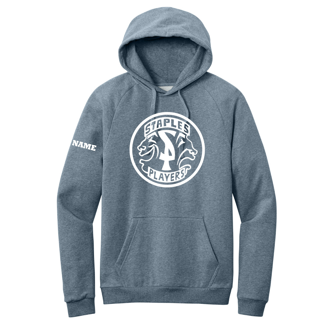 Staples Players Cloud Fleece Hooded Sweatshirt Logowear Staples Players Flint Blue Adult XS