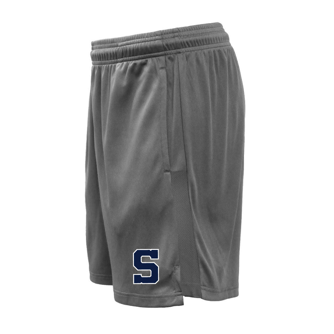 Staples Athletics Shorts Logowear Staples Athletics Grey Adult XS 