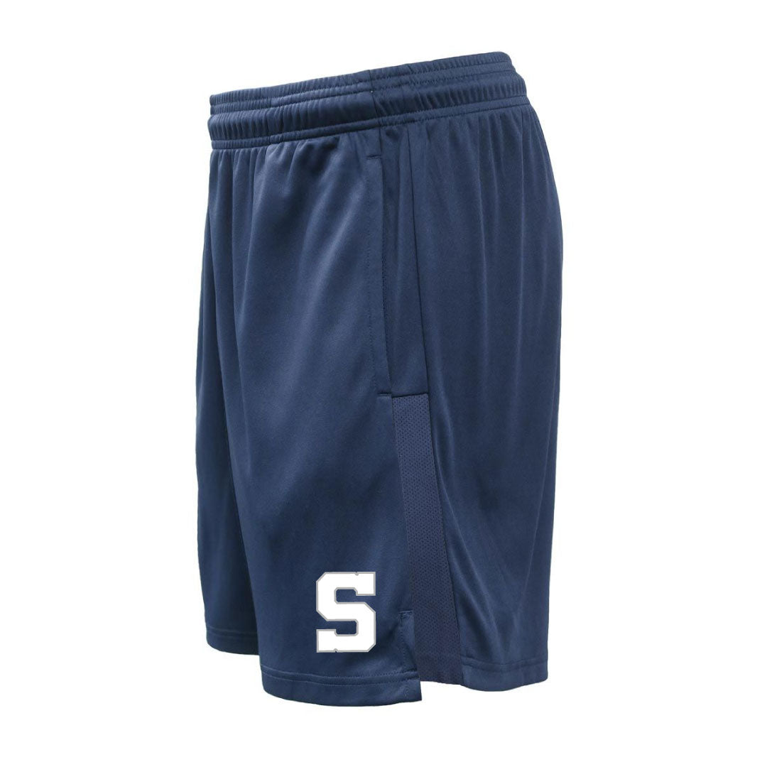 Staples Athletics Shorts Logowear Staples Athletics Navy Adult XS 