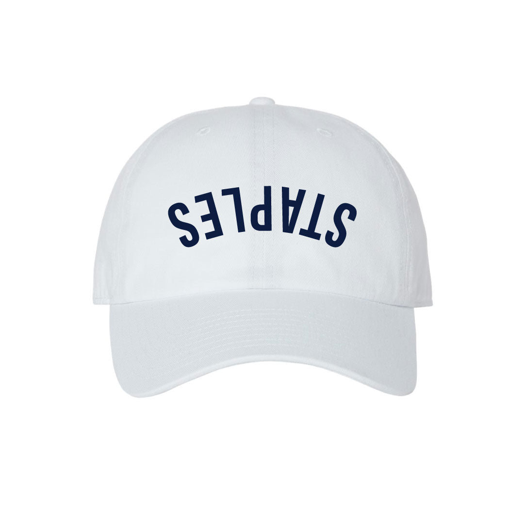 Staples Athletics Snapback STAPLES Baseball Hat Logowear Staples Athletics White