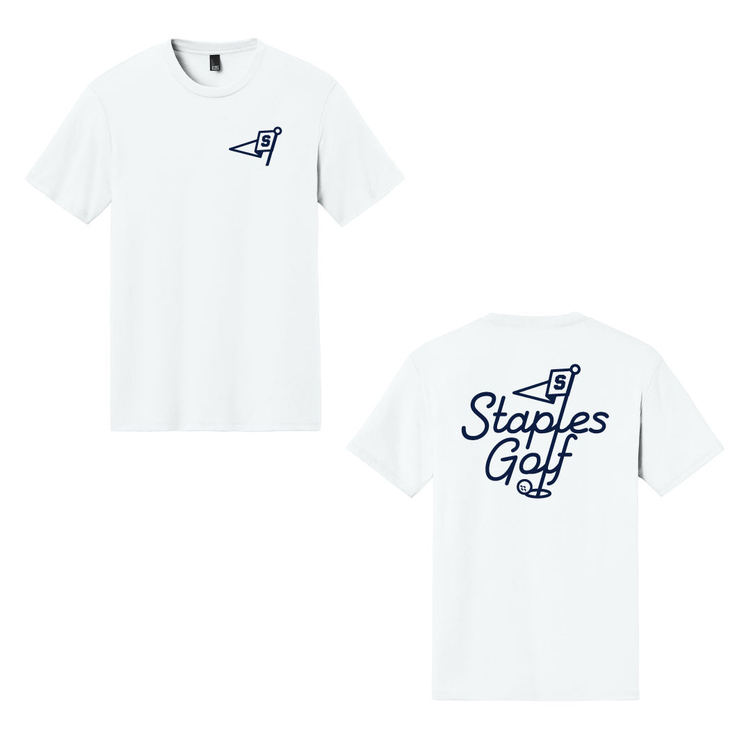 Staples Boys Golf Tri Blend Short Sleeve