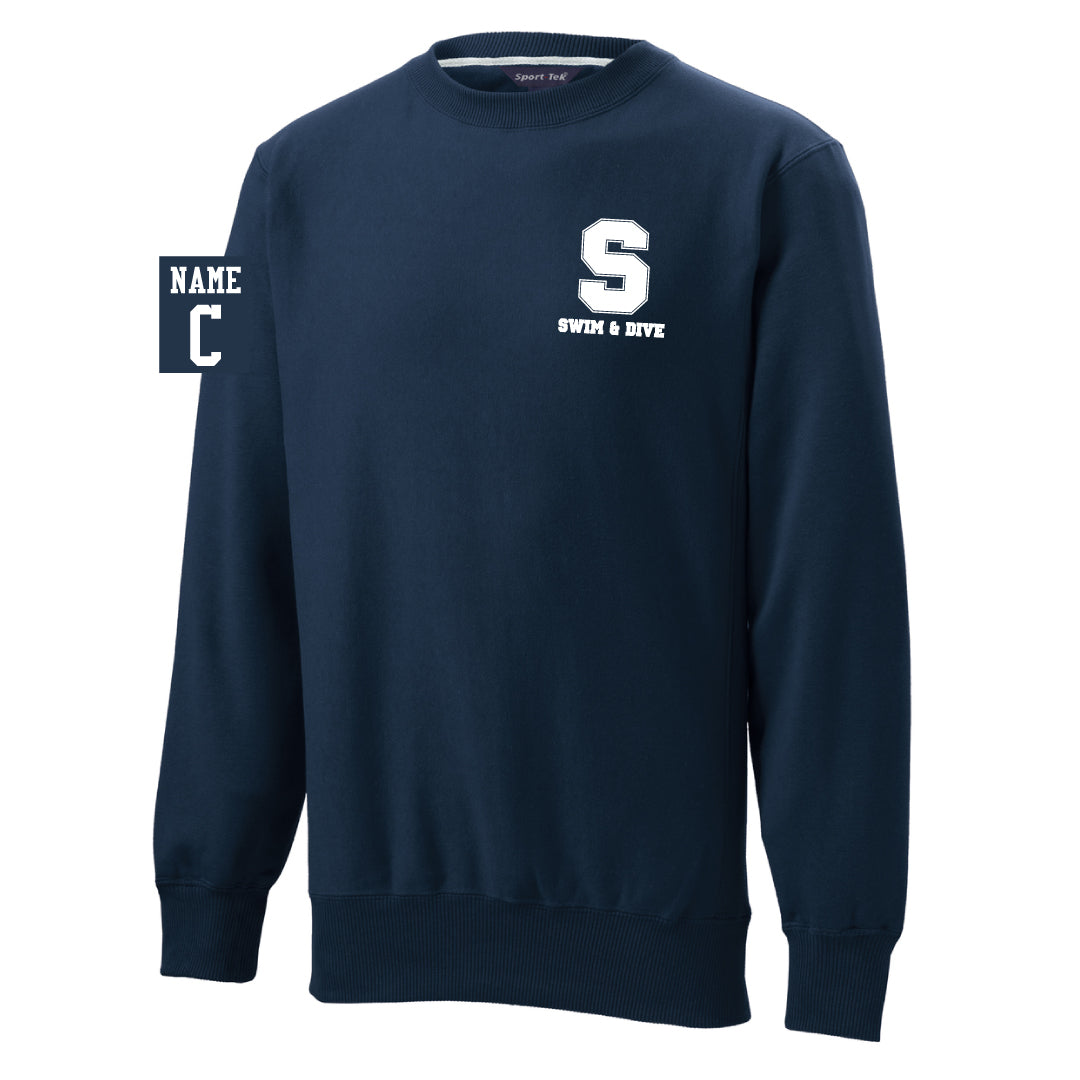 Staples Boys Swim & Dive Heavyweight Crewneck Sweatshirt Logowear Staples Boys Swim & Dive   