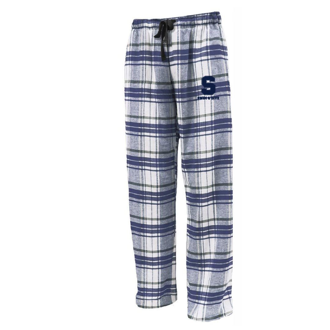 Staples Boys Swim & Dive Flannels Logowear Staples Boys Swim & Dive White/Navy Adult XS